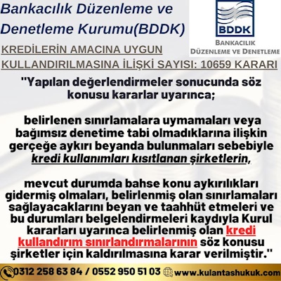 Bankacılık Düzenleme ve Denetleme Kurulu Kararı / Karar Sayısı: 10659