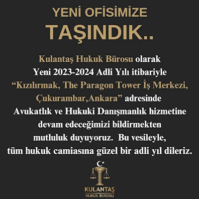 YENİ OFİSİMİZE TAŞINDIK..